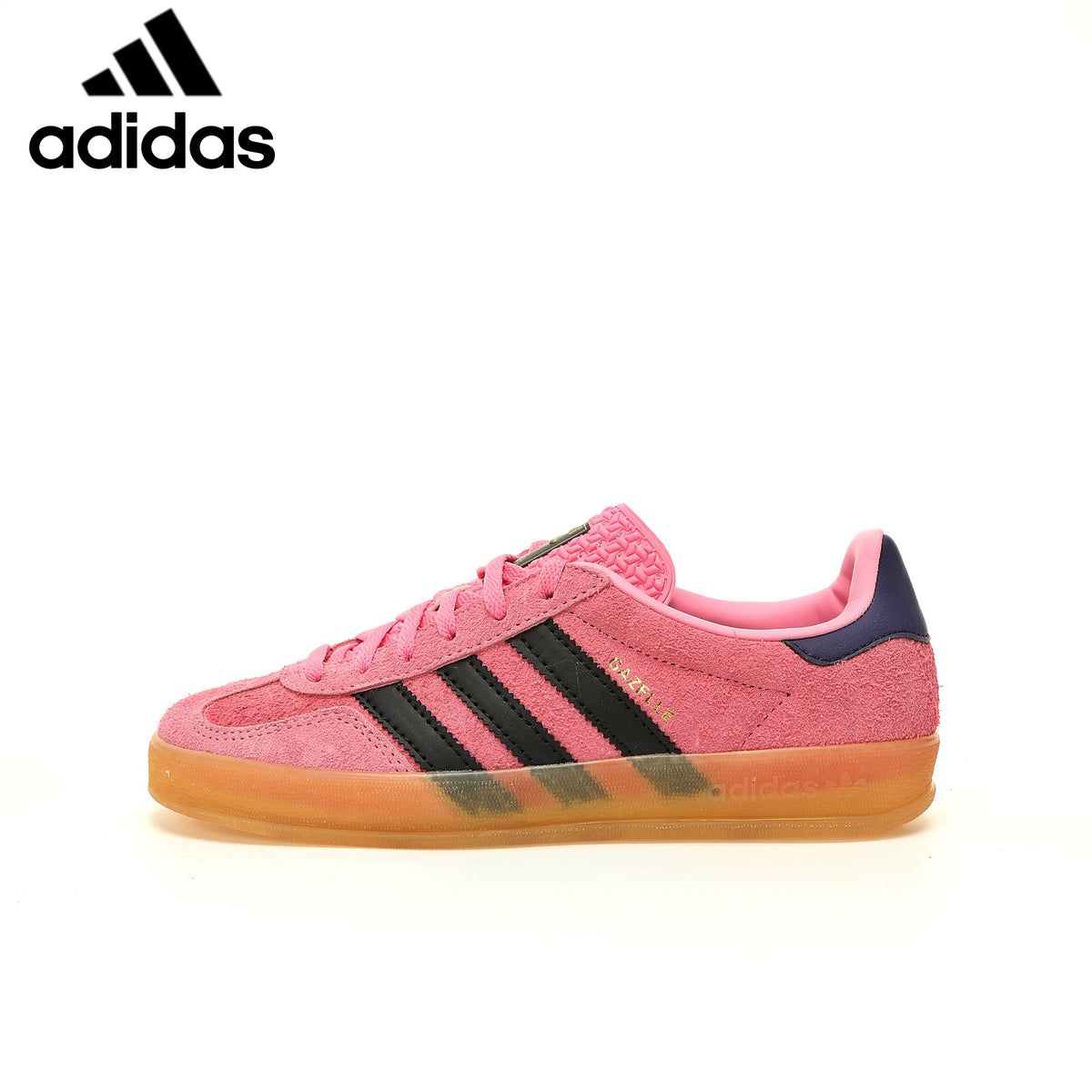 adidas Gazelle Indoor Sneakers – Pink, Black and Dark Blue