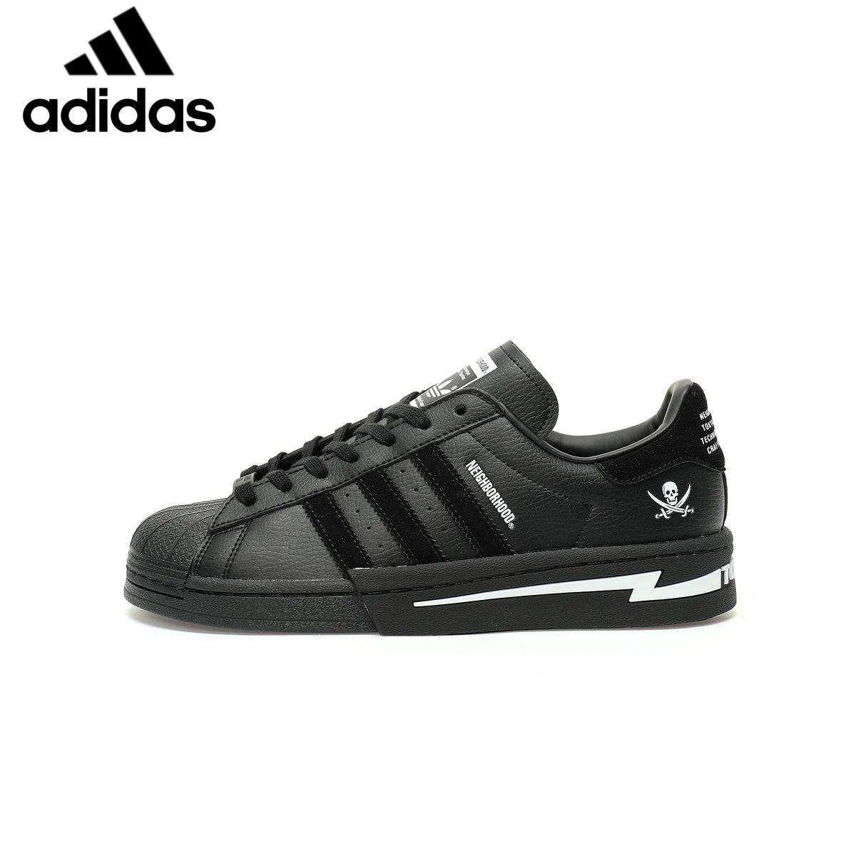 Adidas  samba  women's shoes  men's samba sneakers  Superstar NEIGHBORHOOD Black Unisex Sneakers