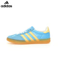 Adidas  samba  women's shoes  men's samba sneakers  Gazelle Blue Yellow Unisex Sneakers