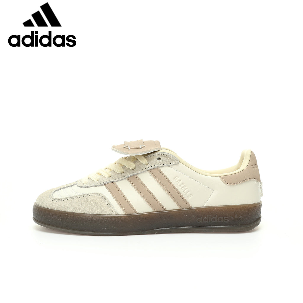 adidas Gazelle Indoor Sneakers – Off-White and Beige