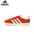 Adidas  samba  women's shoes  men's samba sneakers  Gazelle Red Off White Unisex Sneakers