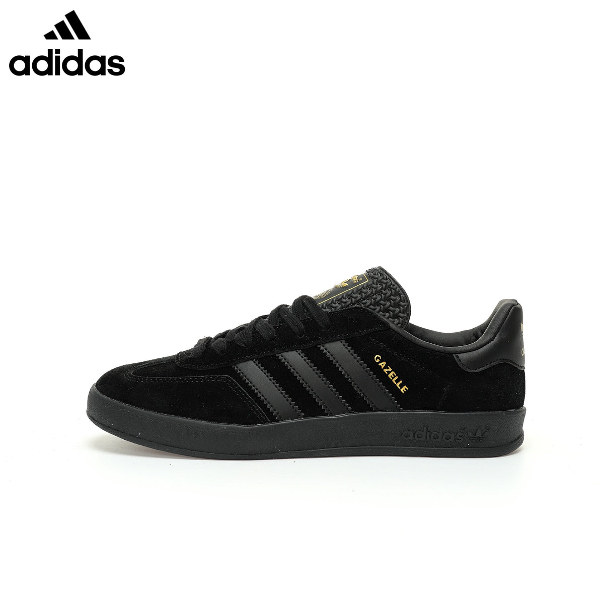 Adidas  samba  women's shoes  men's samba sneakers  Gazelle Black Gold Unisex Sneakers