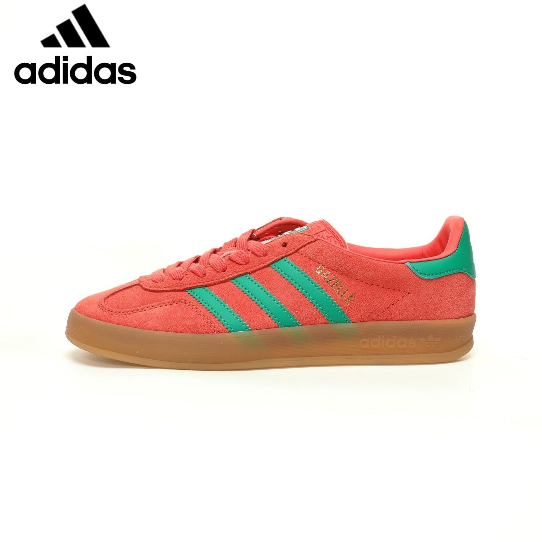 Adidas  samba  women's shoes  men's samba sneakers Gazelle Indoor Red Green Unisex Sneakers
