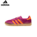 Adidas  samba  women's shoes  men's samba sneakers Gazelle Indoor Purple Orange Unisex Sneakers