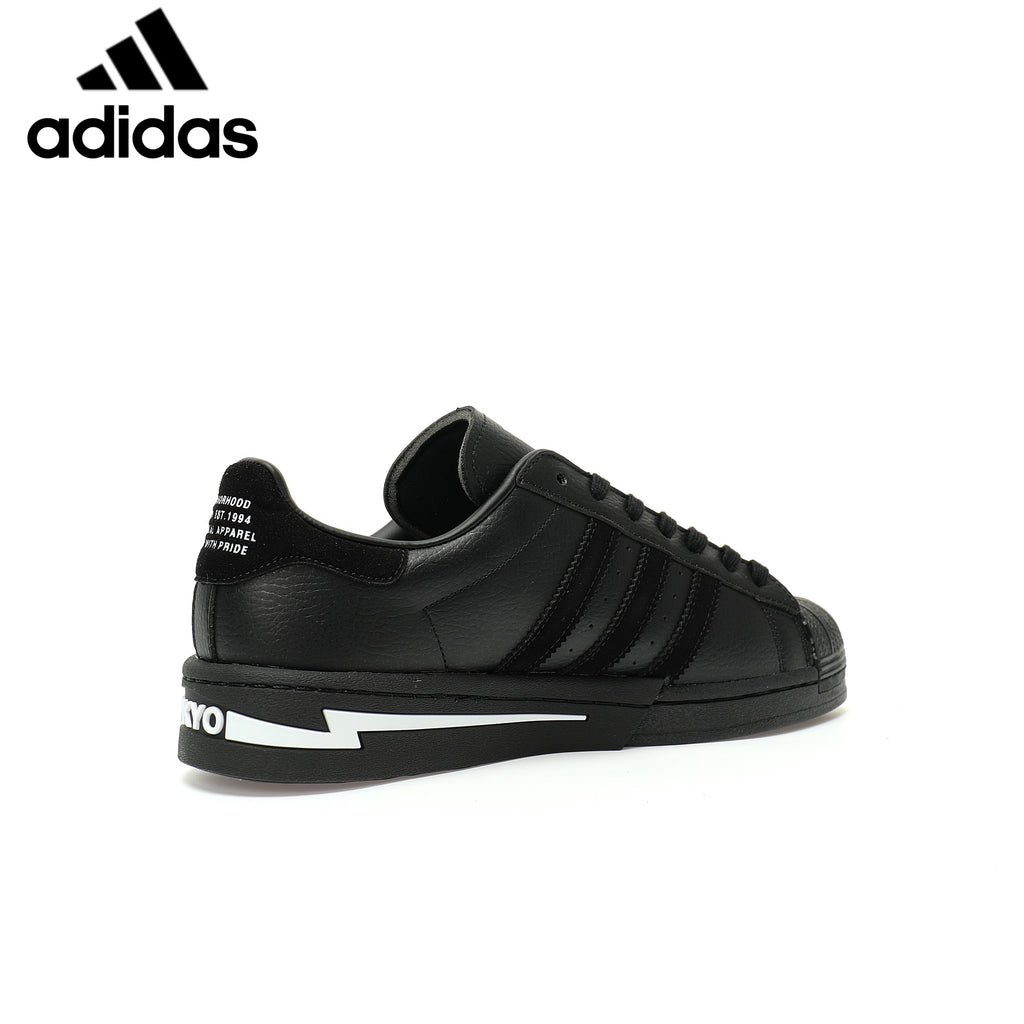 Adidas  samba  women's shoes  men's samba sneakers  Superstar NEIGHBORHOOD Black Unisex Sneakers