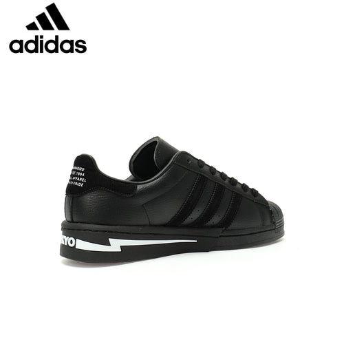 Adidas  samba  women's shoes  men's samba sneakers  Superstar NEIGHBORHOOD Black Unisex Sneakers