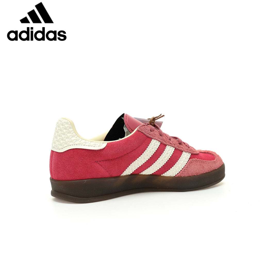 Adidas  samba  women's shoes  men's samba sneakers Gazelle Indoor Red Pink White Unisex Sneakers