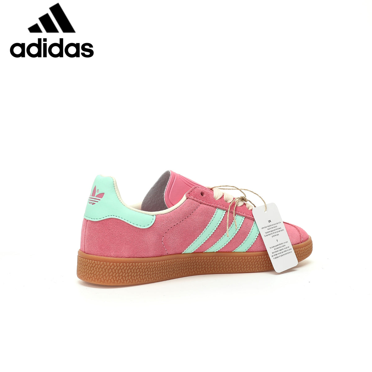 Adidas  samba  women's shoes  men's samba sneakers Gazelle Indoor Pink Mint Green Unisex Sneakers