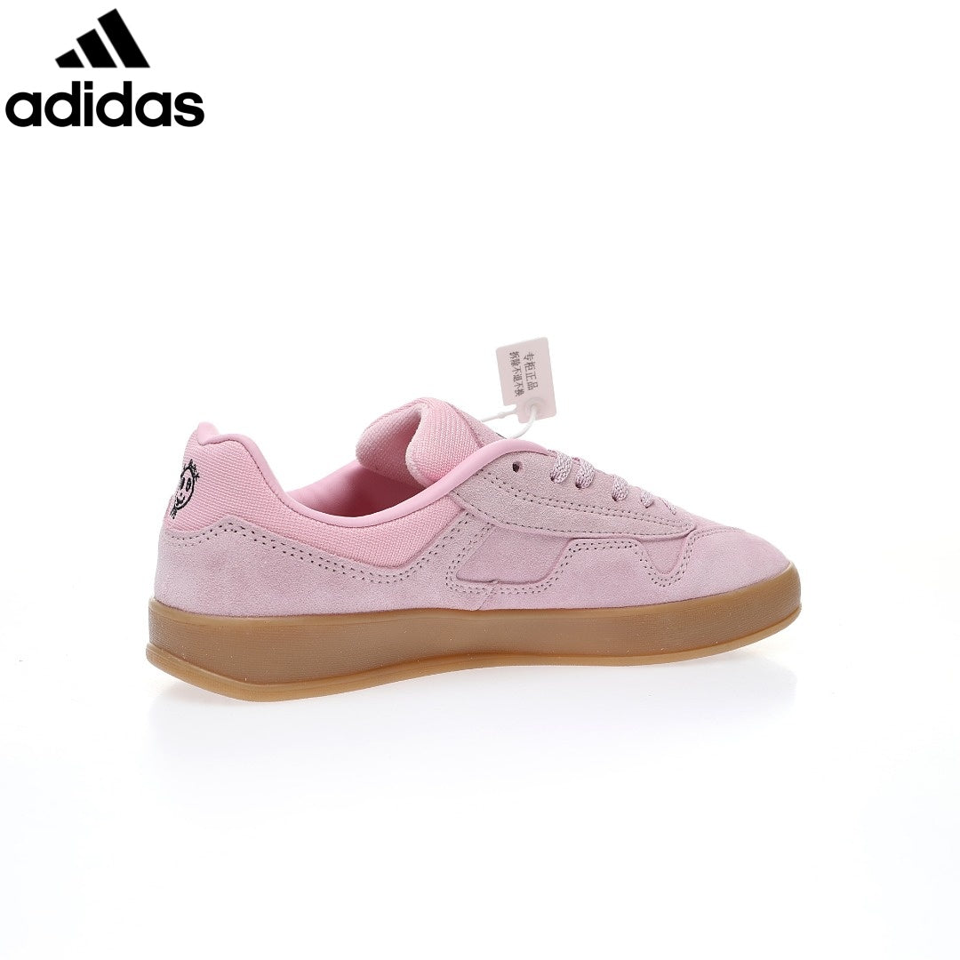 Adidas Gazelle women's shoes  men's samba sneakers  Indoor Pink Black Suede Unisex Sneakers