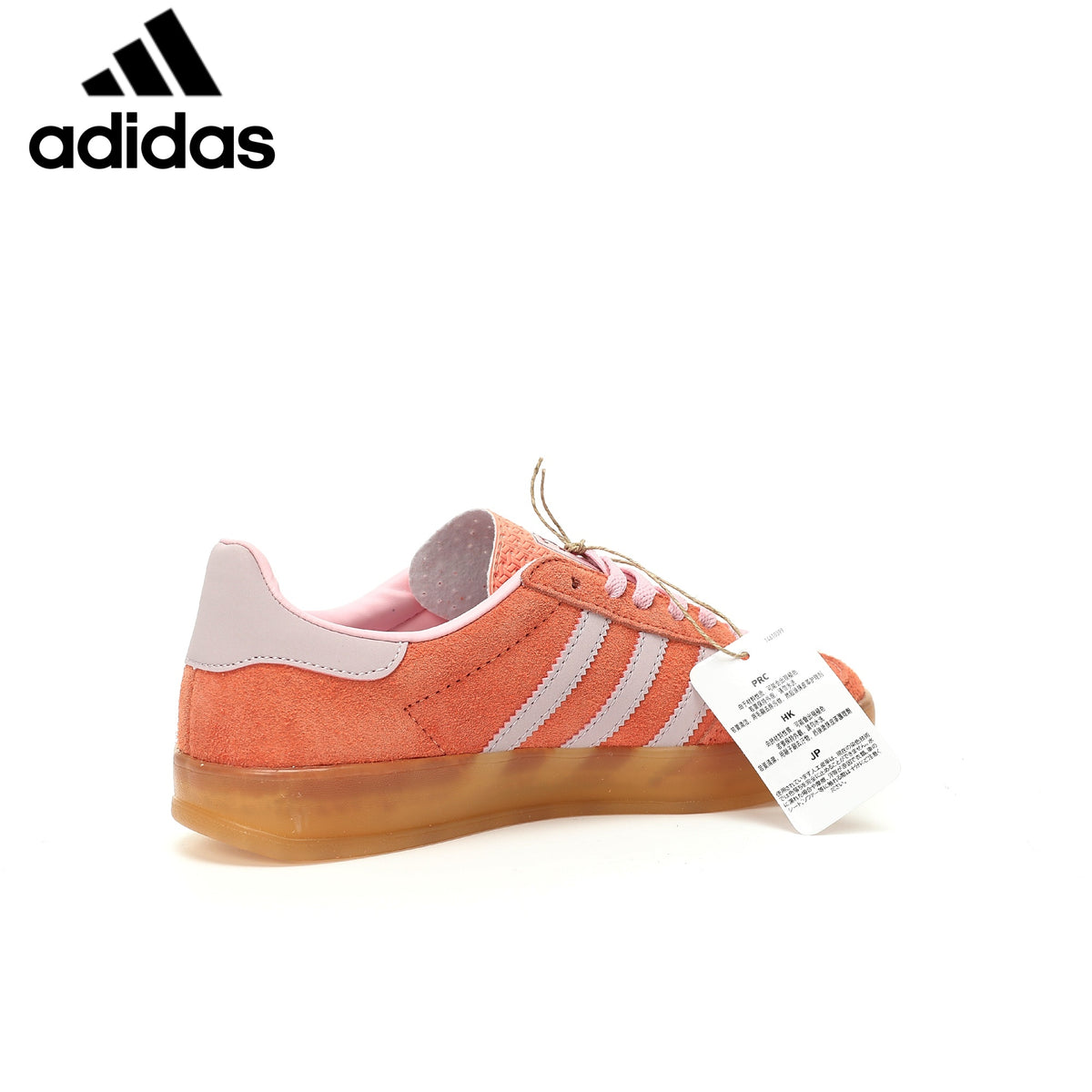Adidas samba  women's shoes  men's samba sneakers  Gazelle Indoor Orange Pink Unisex Sneakers