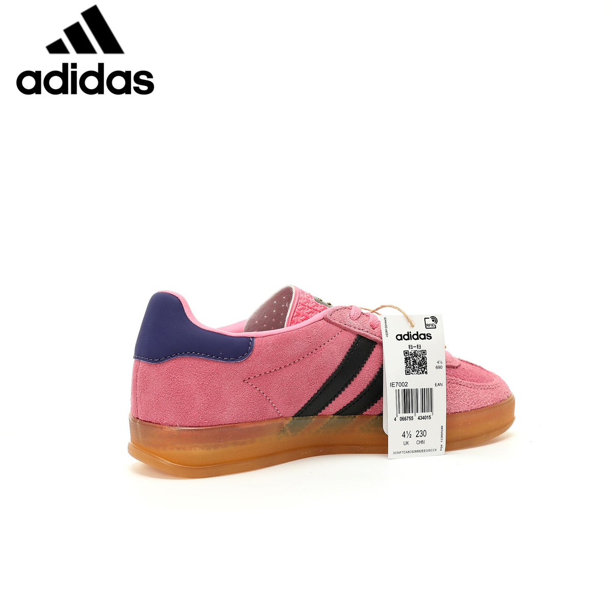 Adidas  samba  women's shoes  men's samba sneakers  Gazelle Indoor Pink Black Purple Unisex Sneakers