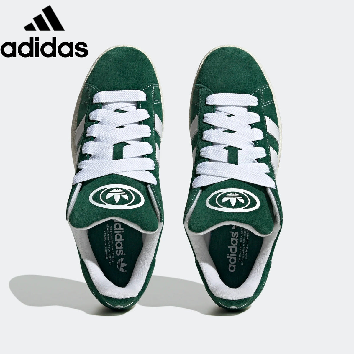 Adidas Campus 00s Dark Green White Unisex Sneakers