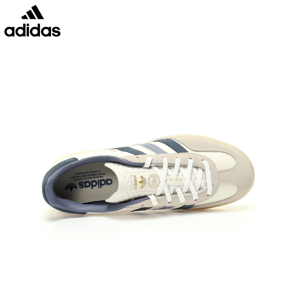 Adidas  samba  women's shoes  men's samba sneakers  Gazelle Off White Navy Unisex Sneakers