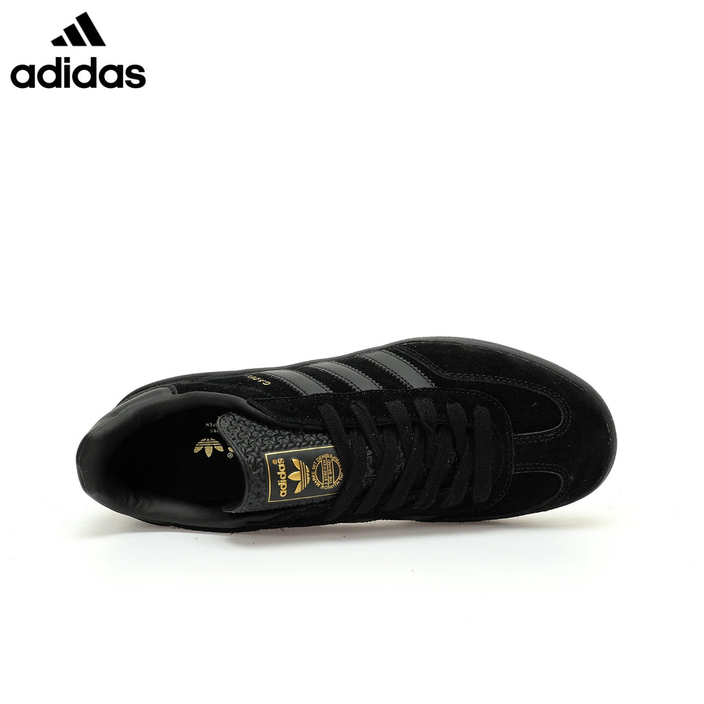 Adidas  samba  women's shoes  men's samba sneakers  Gazelle Black Gold Unisex Sneakers