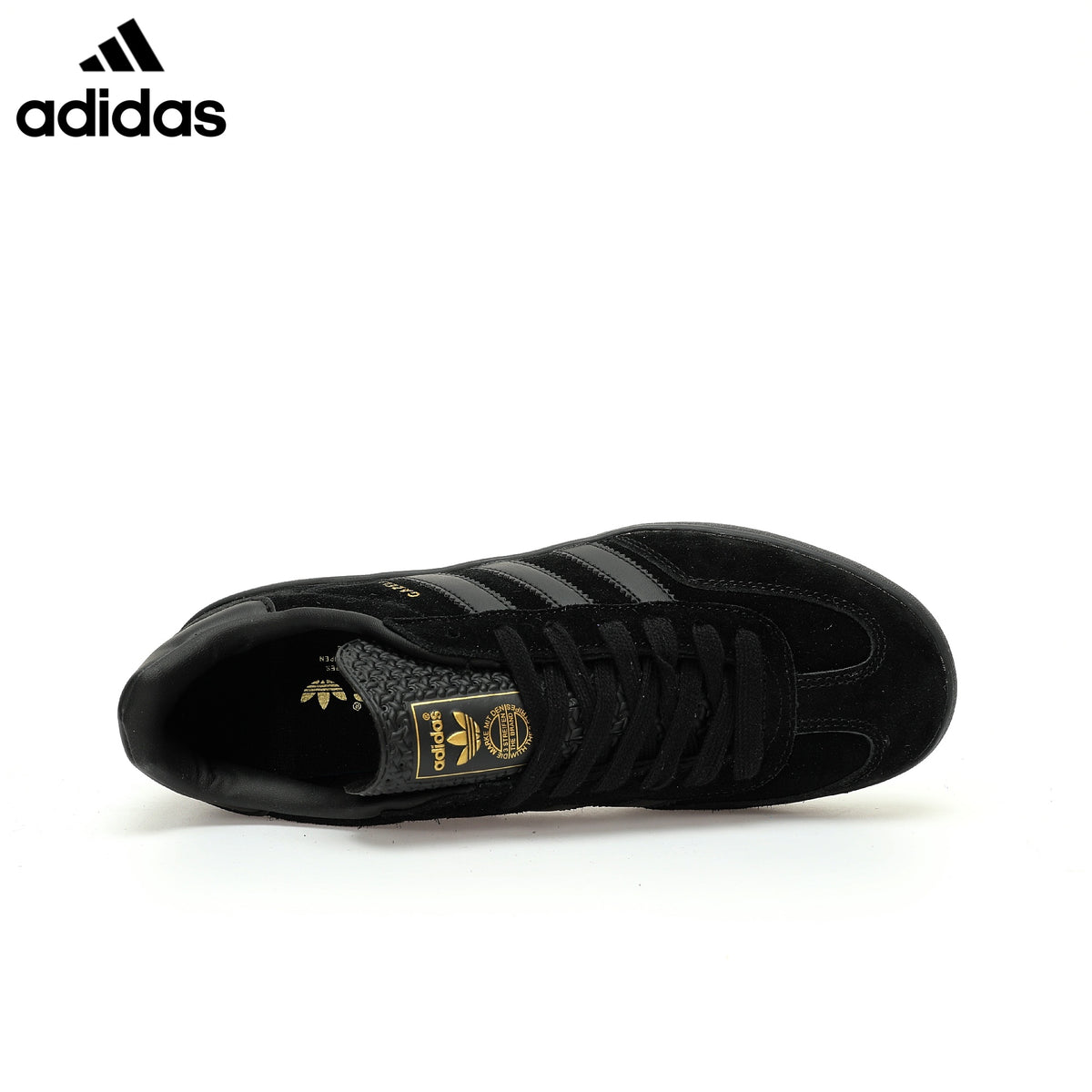 Adidas  samba  women's shoes  men's samba sneakers  Gazelle Black Gold Unisex Sneakers