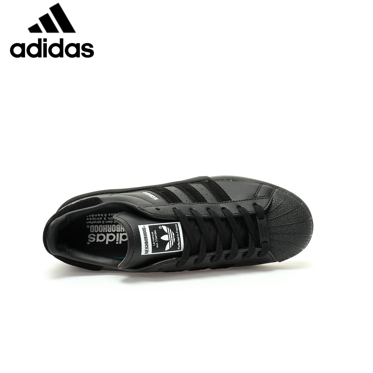 Adidas  samba  women's shoes  men's samba sneakers  Superstar NEIGHBORHOOD Black Unisex Sneakers