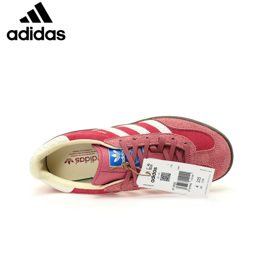 Adidas  samba  women's shoes  men's samba sneakers Gazelle Indoor Red Pink White Unisex Sneakers