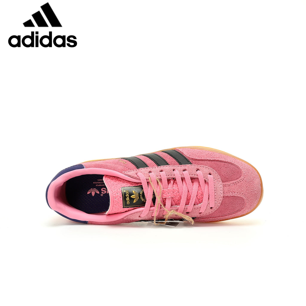 Adidas  samba  women's shoes  men's samba sneakers  Gazelle Indoor Pink Black Purple Unisex Sneakers