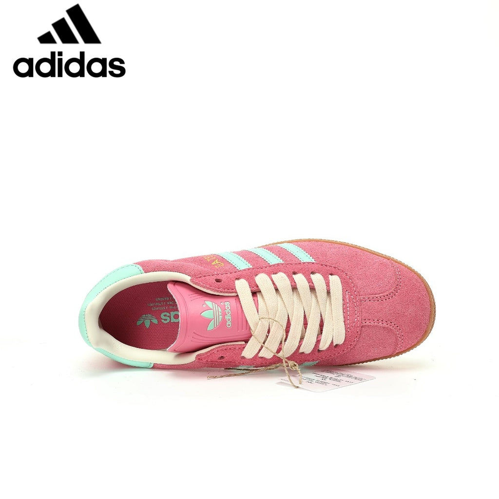 Adidas  samba  women's shoes  men's samba sneakers Gazelle Indoor Pink Mint Green Unisex Sneakers