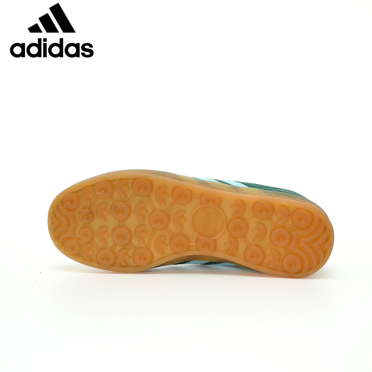 Adidas  samba  women's shoes  men's samba sneakers  Gazelle Indoor Green Light Blue Unisex Sneakers