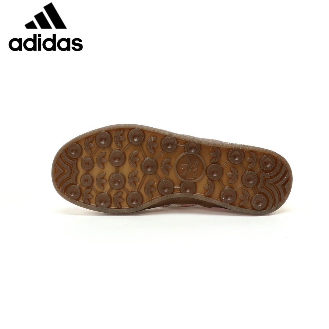 Adidas  samba  women's shoes  men's samba sneakers  Gazelle Indoor Pink Light Gray Unisex Sneakers