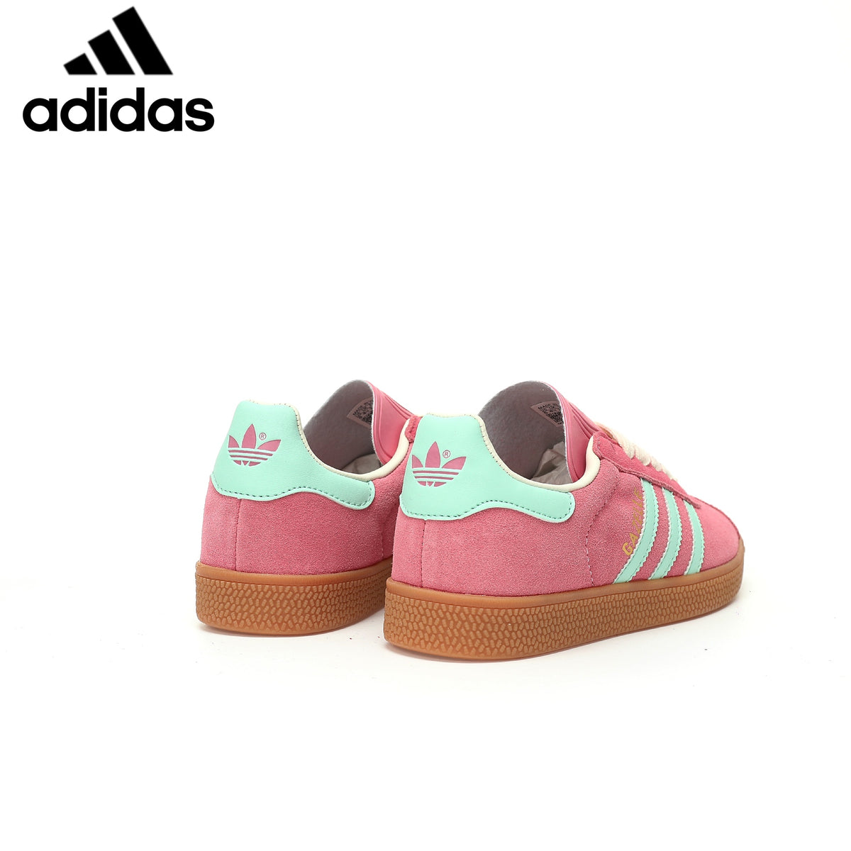 Adidas  samba  women's shoes  men's samba sneakers Gazelle Indoor Pink Mint Green Unisex Sneakers