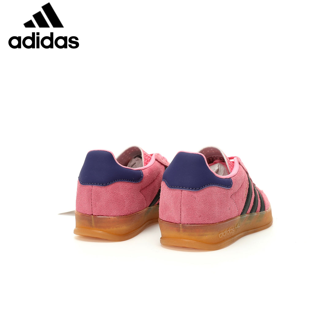 Adidas  samba  women's shoes  men's samba sneakers  Gazelle Indoor Pink Black Purple Unisex Sneakers
