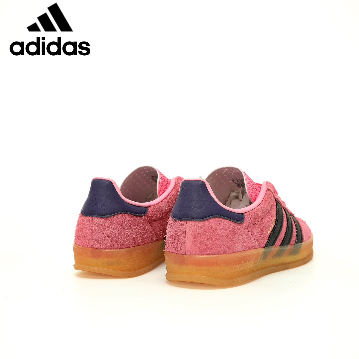 adidas Gazelle Indoor Sneakers – Pink, Black and Dark Blue