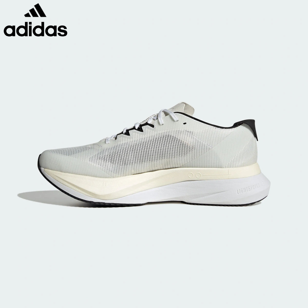 Adidas Adizero Boston 12 Off White Black Running Shoes