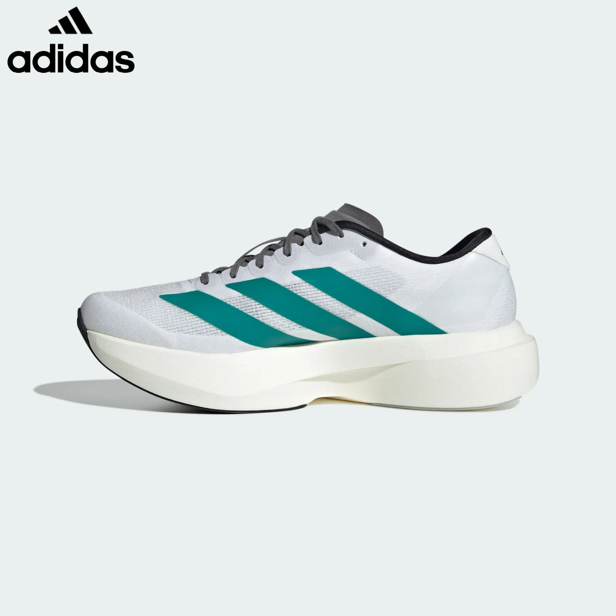 Adidas Adizero Evo SL White Teal Unisex Running Shoes