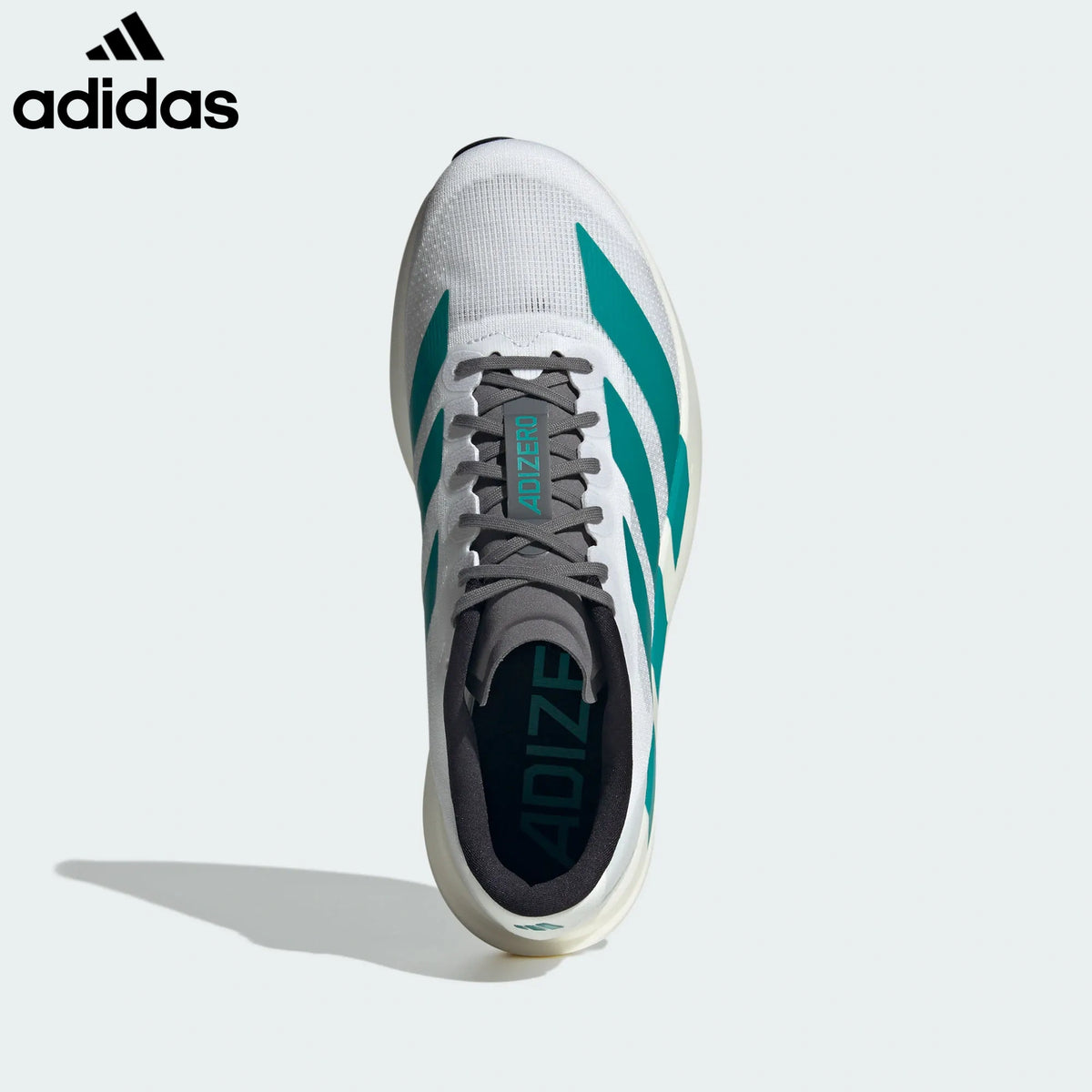 Adidas Adizero Evo SL White Teal Unisex Running Shoes