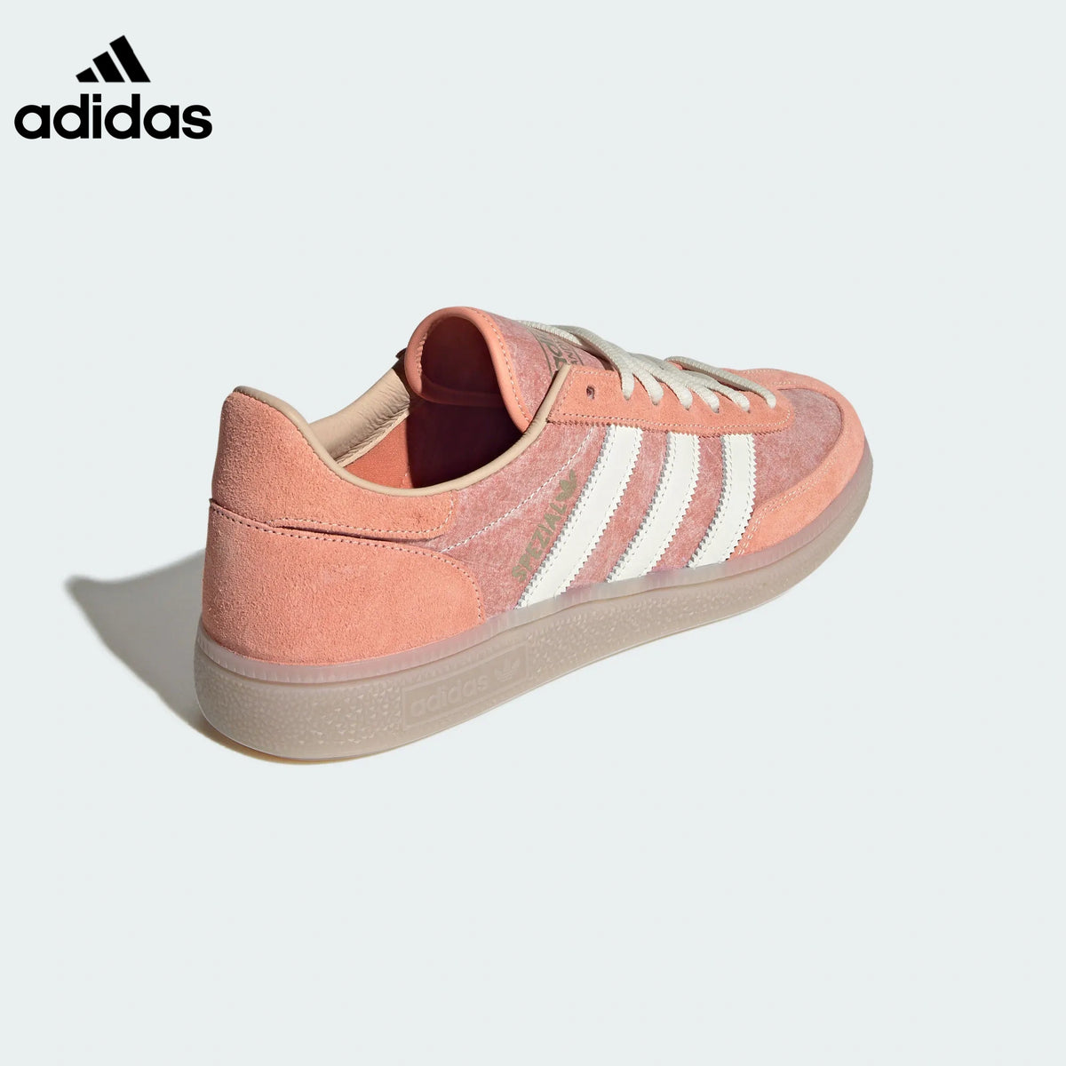 adidas Handball women's shoes  men's Handball Spezial sneakers Peach White Translucent Sole Sneakers