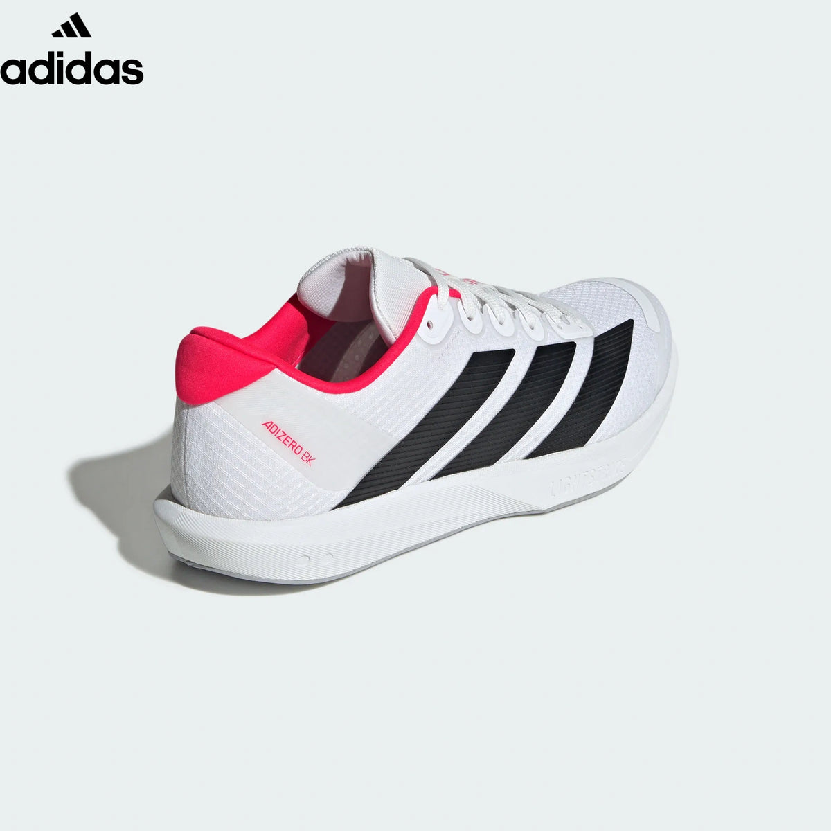 adidas Adizero BK White Black Red Running Shoes