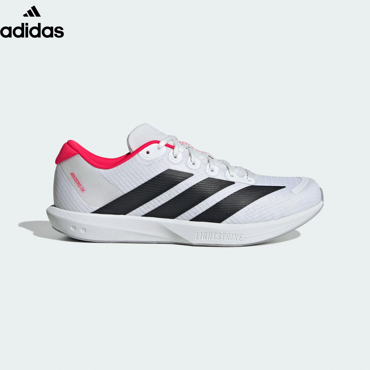 adidas Adizero BK White Black Red Running Shoes