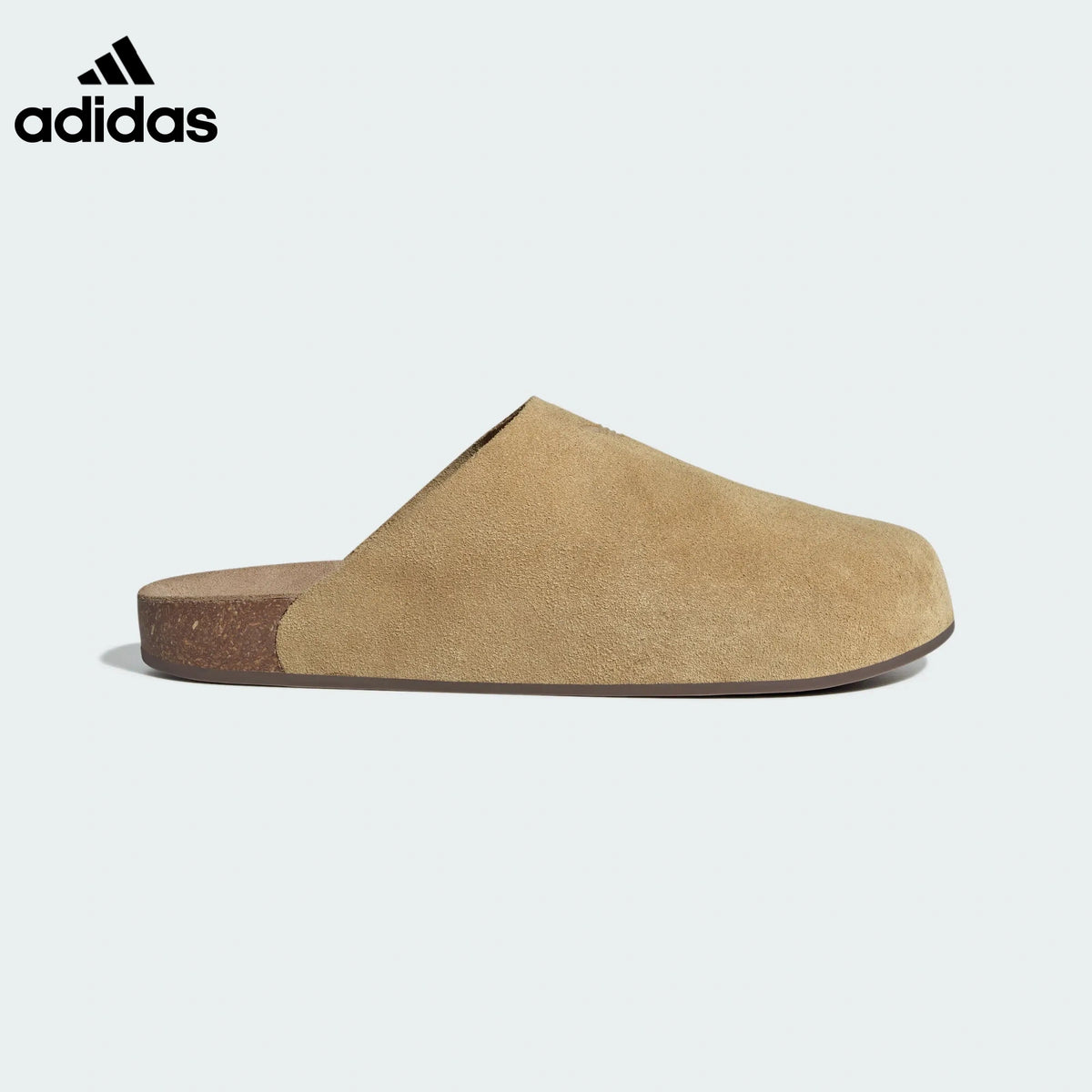 adidas Tan Suede Mule Slip-On Shoes