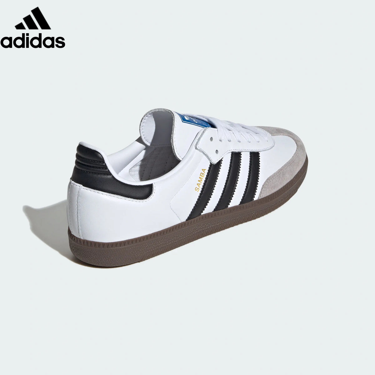 Adidas  samba  women's shoes  men's samba sneakers  OG Sneakers – White/Black/Gum | Unisex