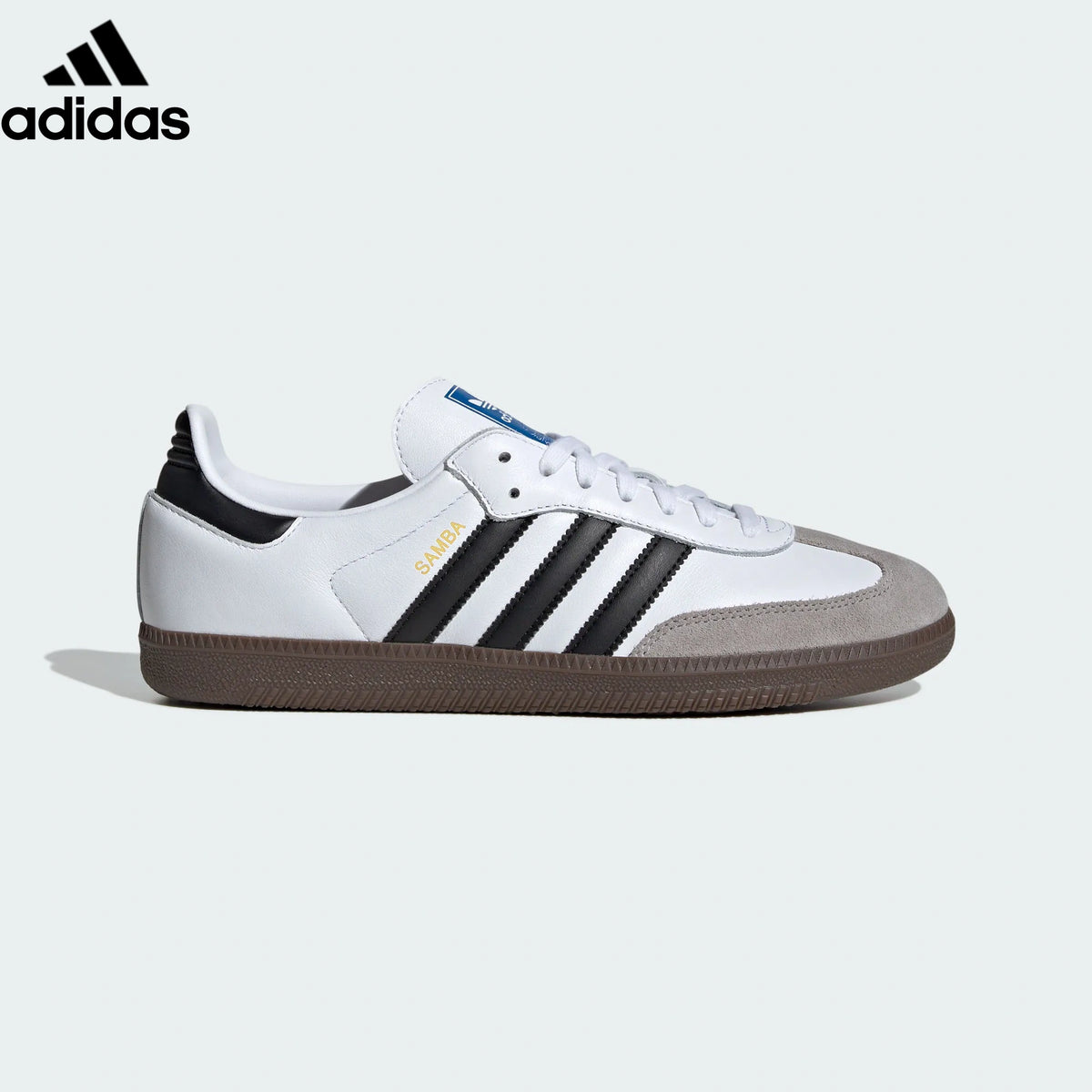 Adidas  samba  women's shoes  men's samba sneakers  OG Sneakers – White/Black/Gum | Unisex