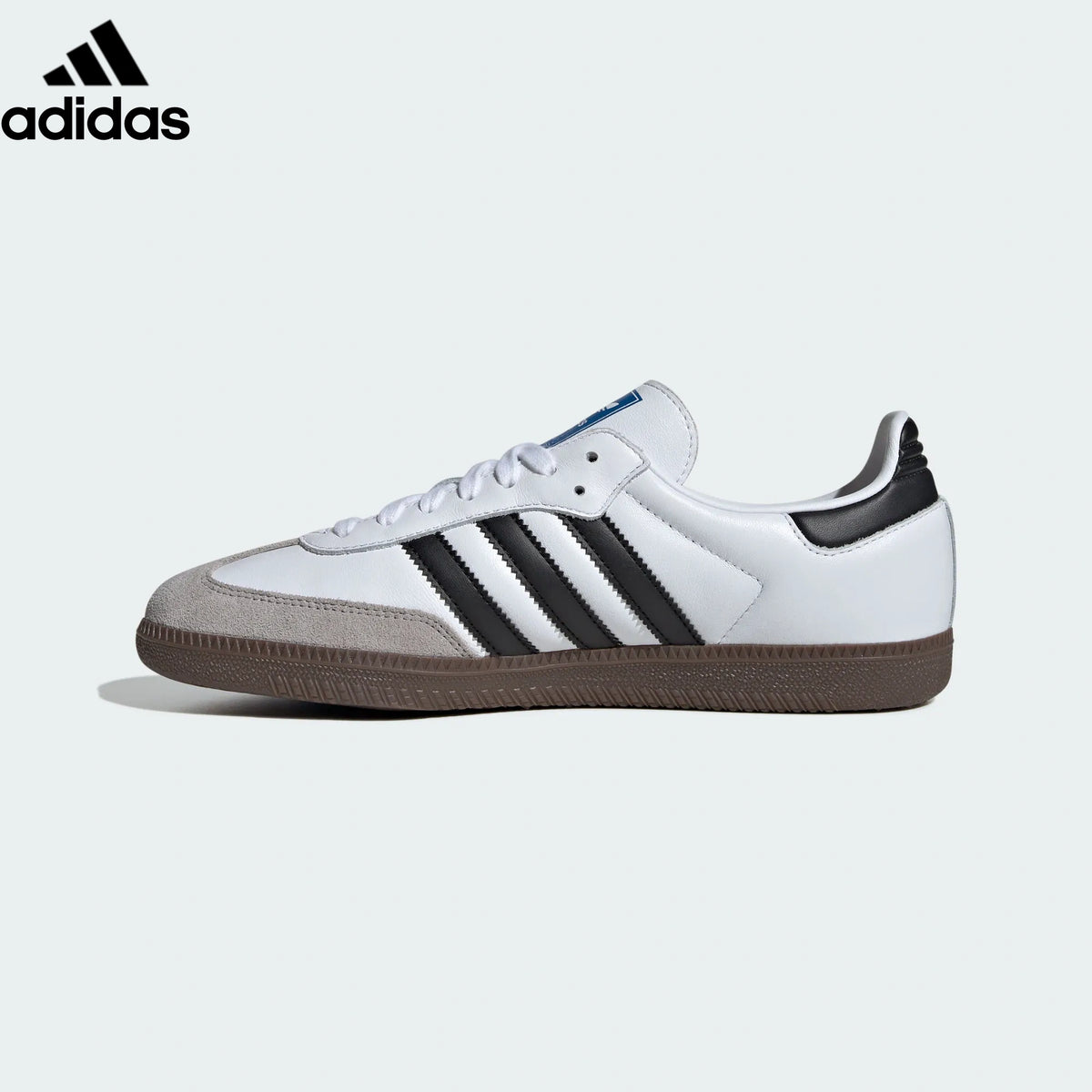 Adidas  samba  women's shoes  men's samba sneakers  OG Sneakers – White/Black/Gum | Unisex