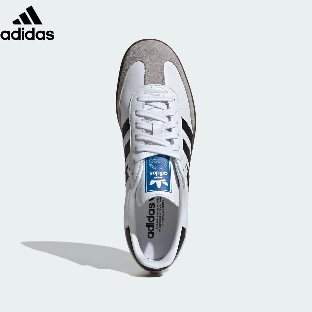 Adidas  samba  women's shoes  men's samba sneakers  OG Sneakers – White/Black/Gum | Unisex