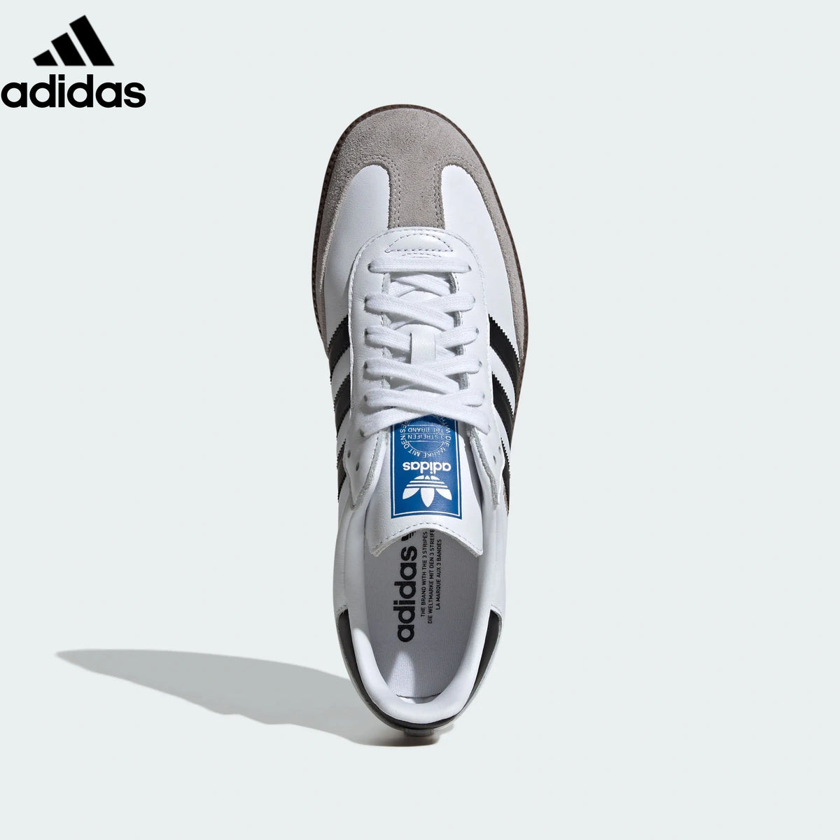 Adidas  samba  women's shoes  men's samba sneakers  OG Sneakers – White/Black/Gum | Unisex