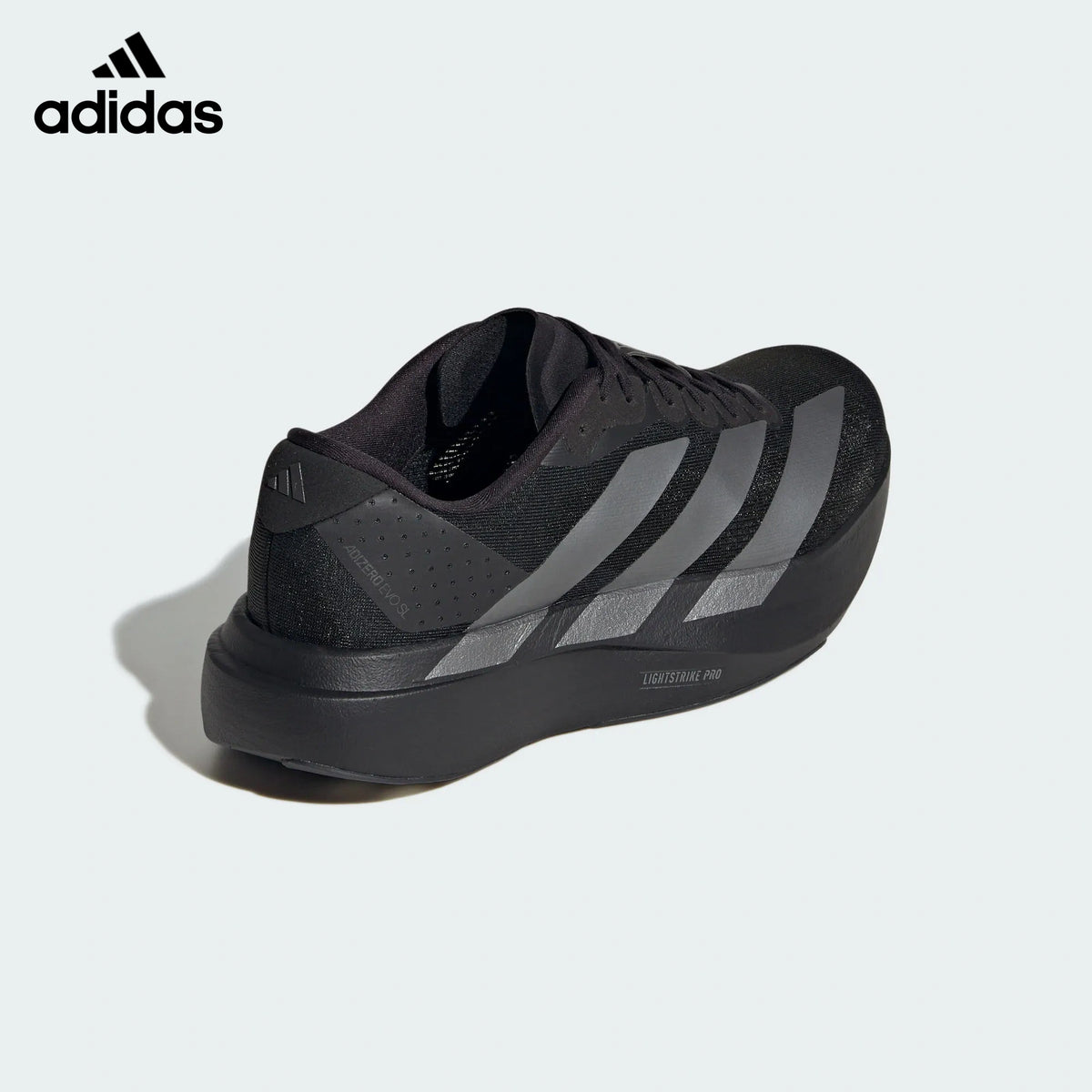 Adidas Adizero Evo SL Black Grey Unisex Running Shoes