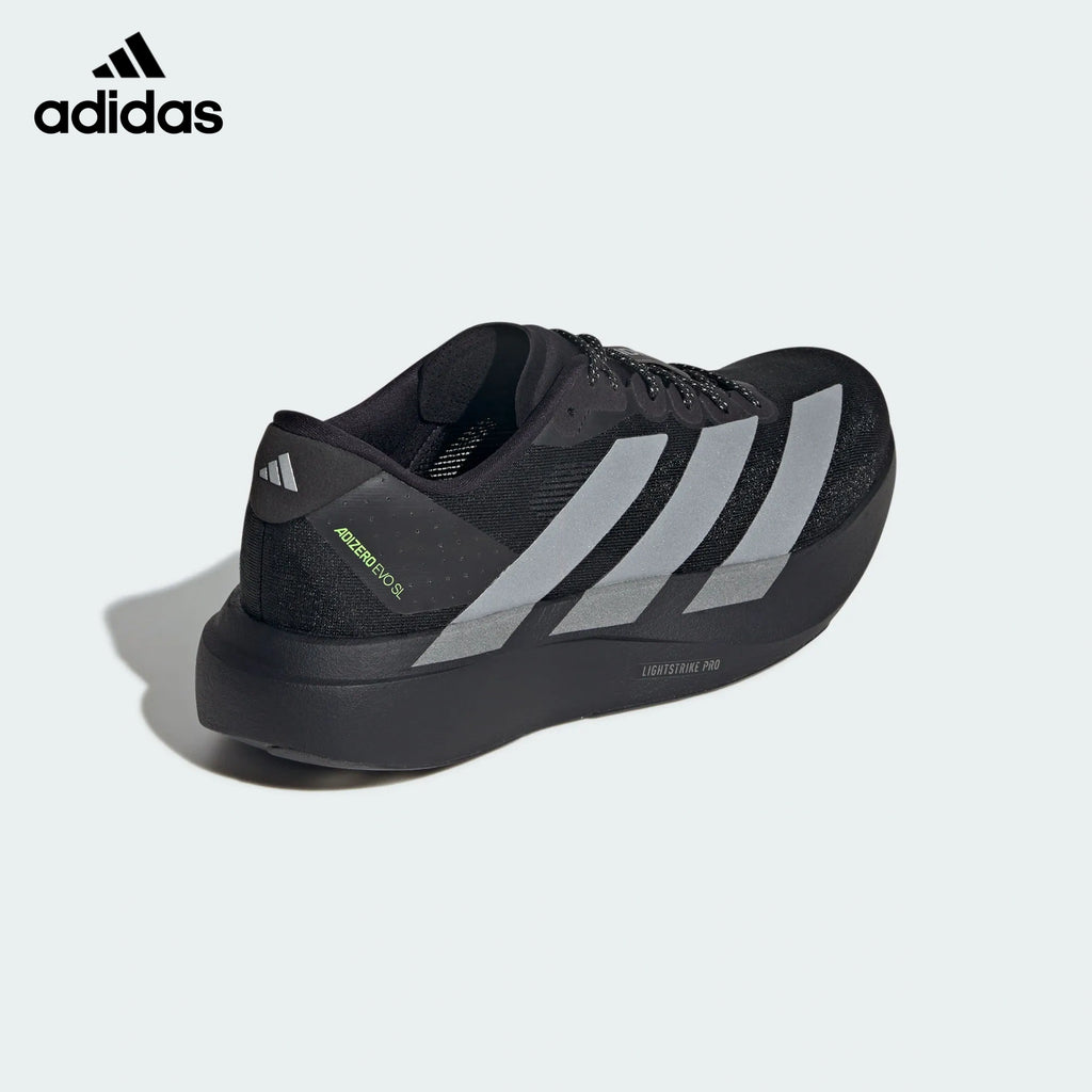 Adidas Adizero Evo SL Black Silver Unisex Running Shoes