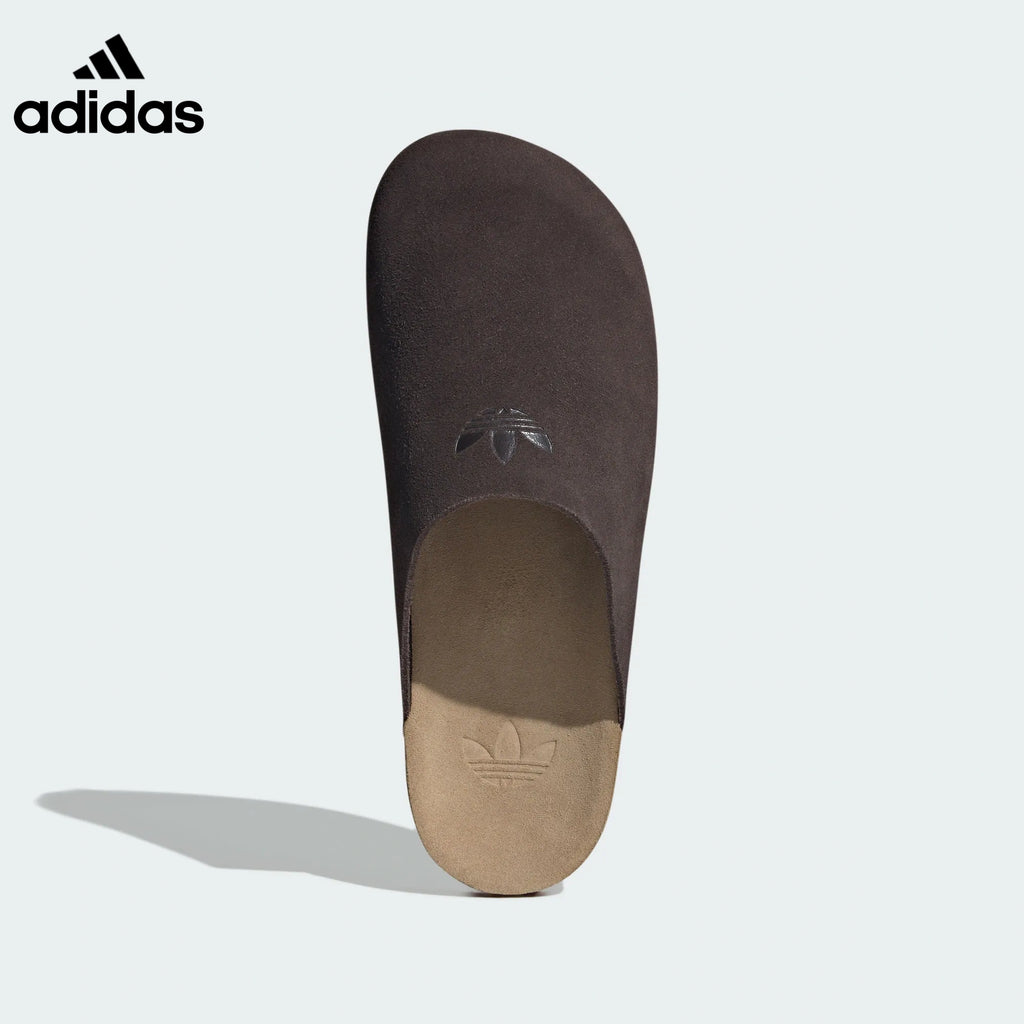 adidas Dark Brown Suede Mule Slip-On Shoes