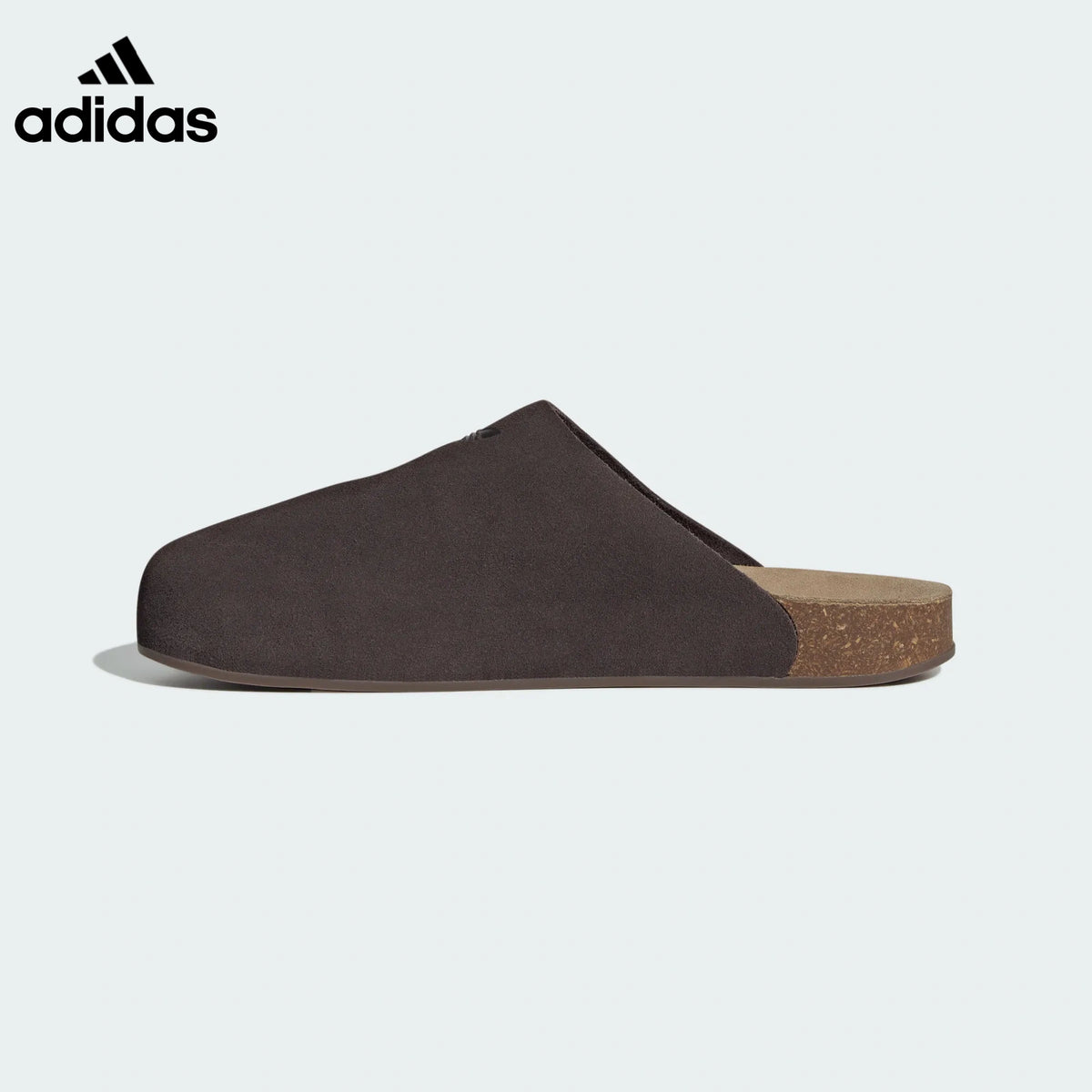 adidas Dark Brown Suede Mule Slip-On Shoes