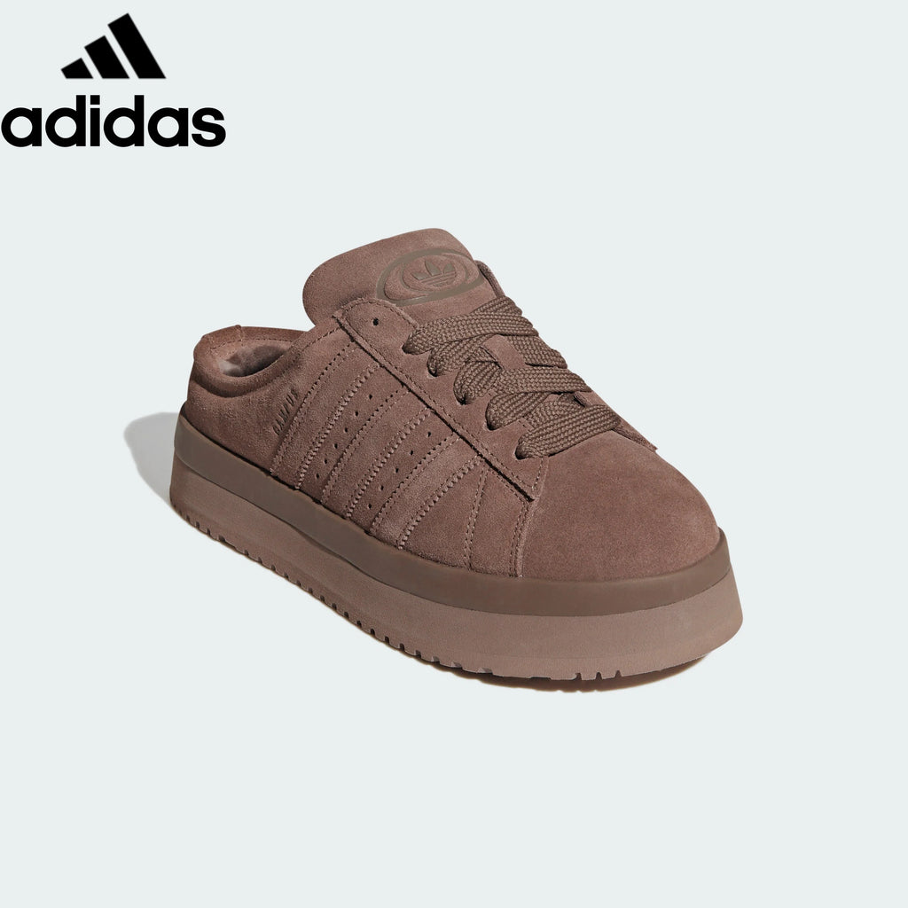 Adidas Campus Mule Brown Suede Unisex Sneakers