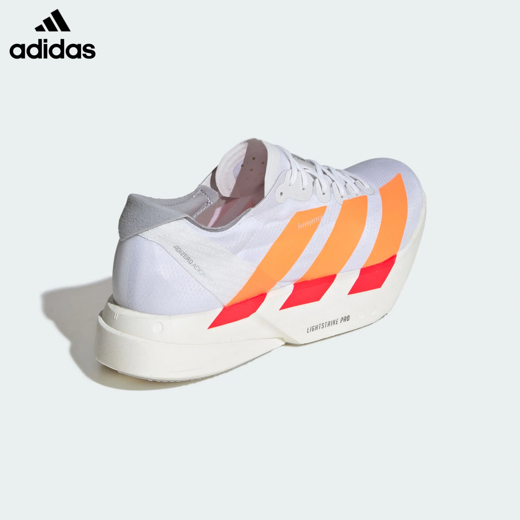 adidas Adizero Adios Pro 4 Running Shoes - White/Orange/Red