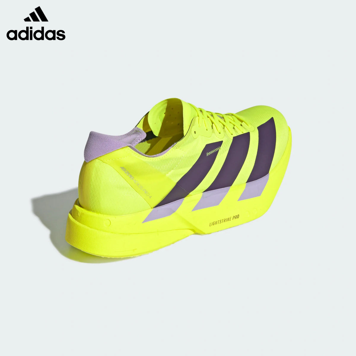 adidas Adizero Adios Pro 4 Running Shoes - Yellow/Purple