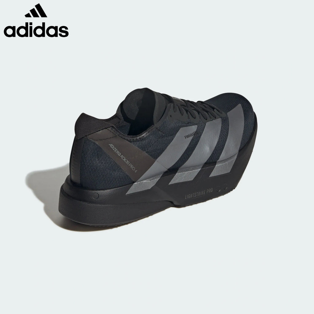 Adidas Adizero Adios Pro 4 Black Silver Unisex Running Shoes