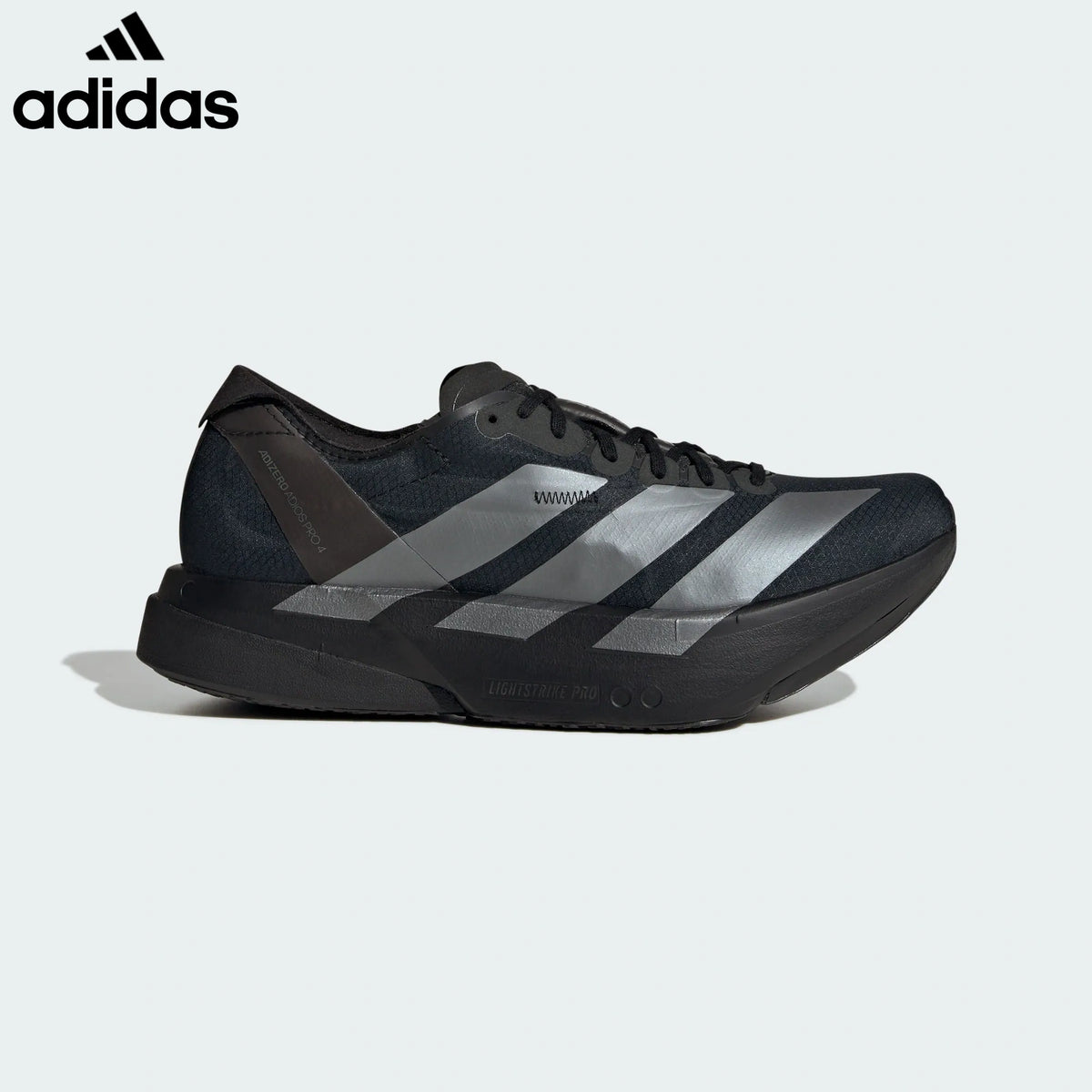 Adidas Adizero Adios Pro 4 Black Silver Unisex Running Shoes