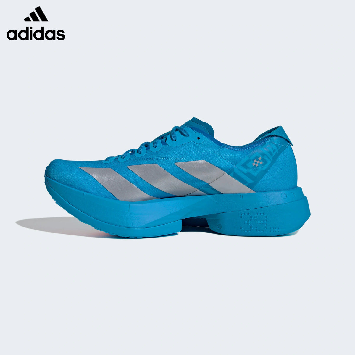 adidas Adizero Adios Pro 4 Running Shoes - Blue/Silver/Red